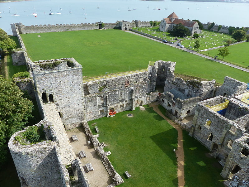 Castle in Portchester, England