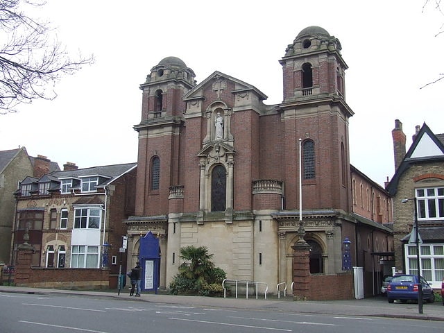 Parish church in Leicester, England