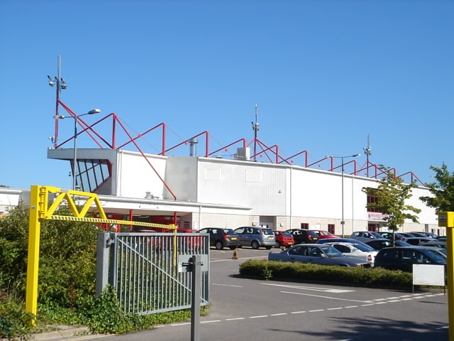 Stadion in Crawley, England