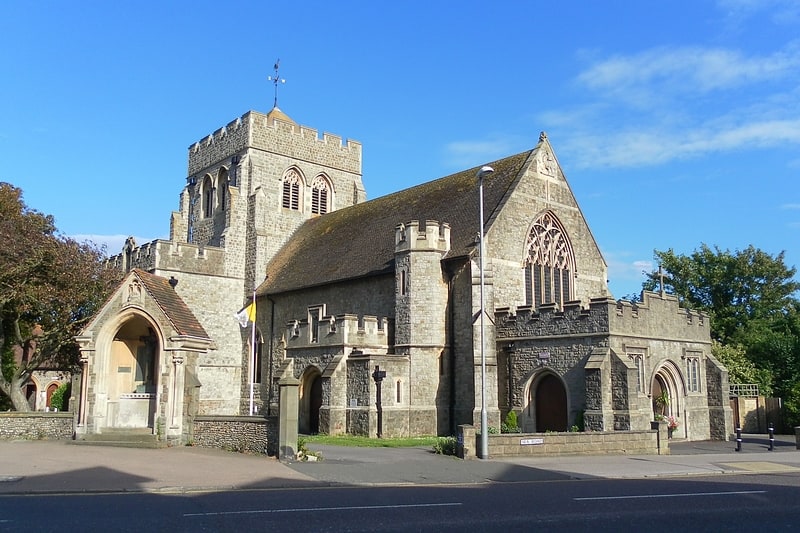 Parish church in Bexhill-on-Sea, England