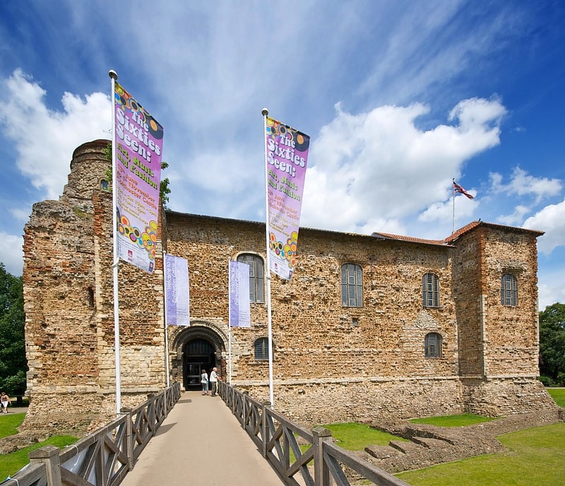 Château fort à Colchester, Angleterre