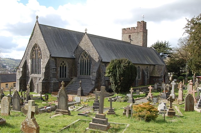 Anglican church in Llandeilo, Wales