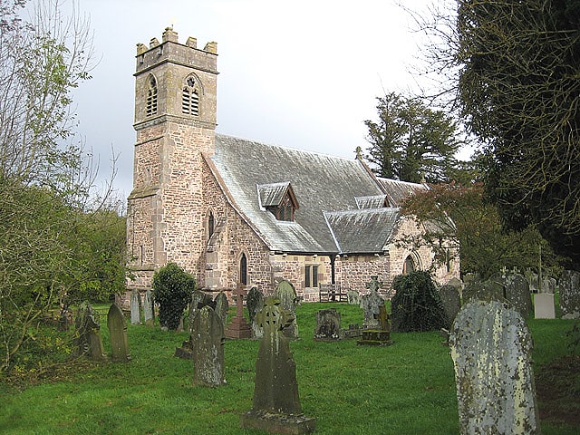 Parish church in Mitchel Troy, Wales