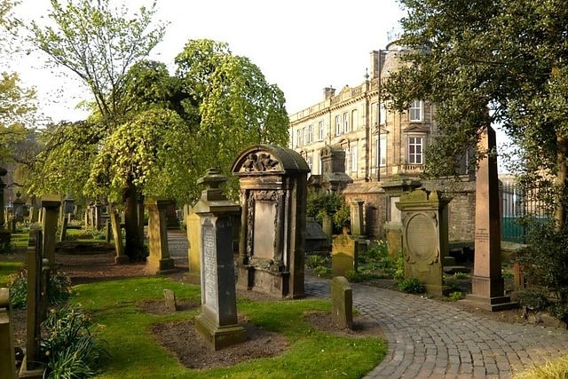 Friedhof in Dundee, Schottland