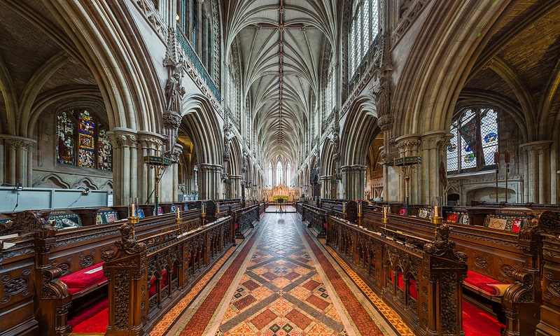 Catedral en Lichfield, Inglaterra