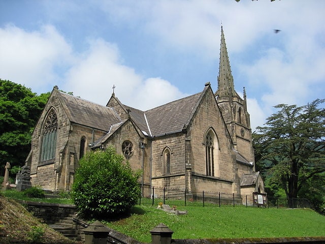 Church in Matlock Bath, England