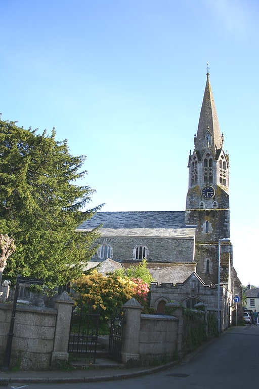 Church in Lostwithiel, England