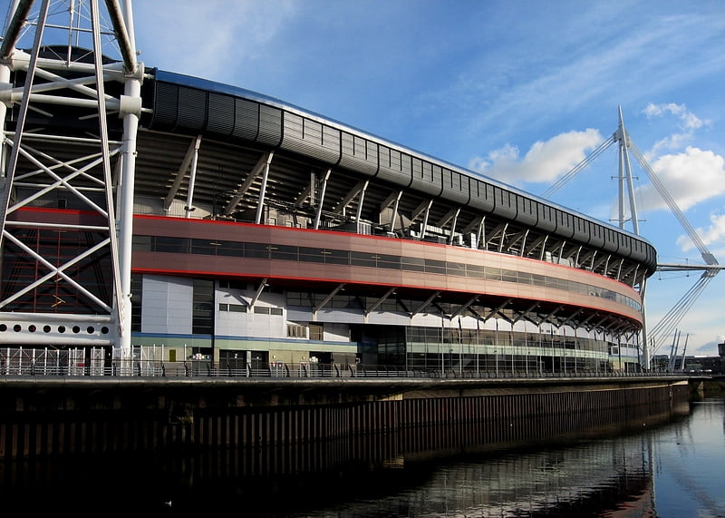 Stadium in Cardiff, Wales