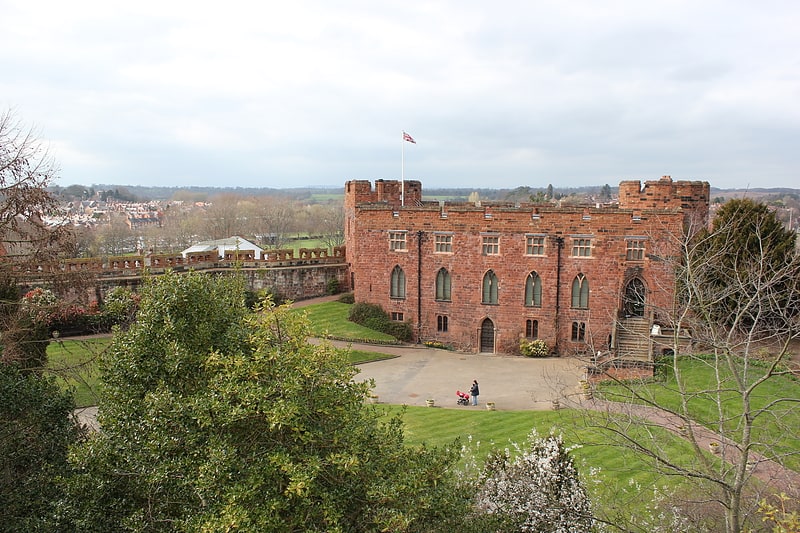 Castle in Shrewsbury, England
