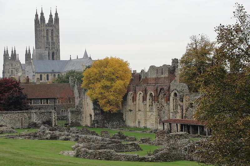 Klasztor w Canterbury, Anglia
