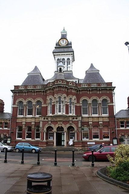 City or town hall in Grantham, England