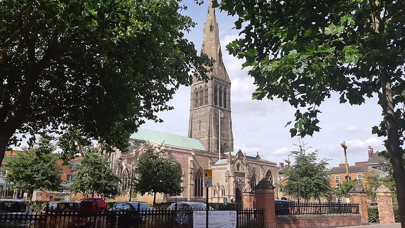 Kathedrale in Leicester, England