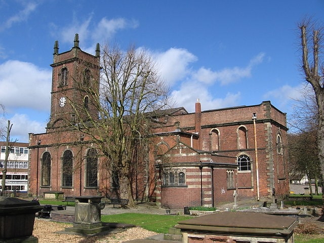 Parish church in Dudley, England