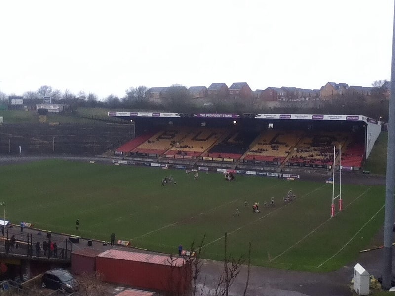 Stade de rugby à Bradford, Angleterre