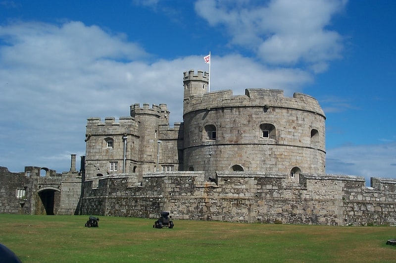 Château fort à Falmouth, Angleterre