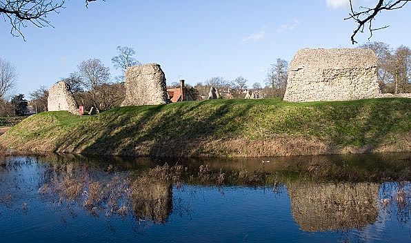 Château à la Berkhamsted, Angleterre