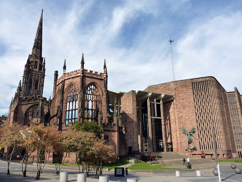 Cathédrale à Coventry, Angleterre