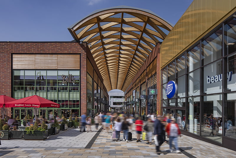 Shopping mall in Bracknell, England