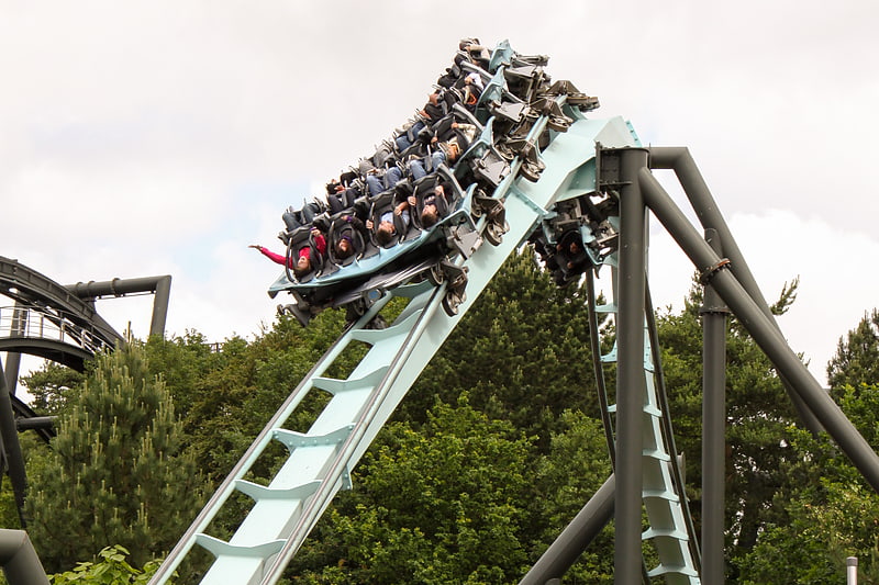 Roller coaster in England