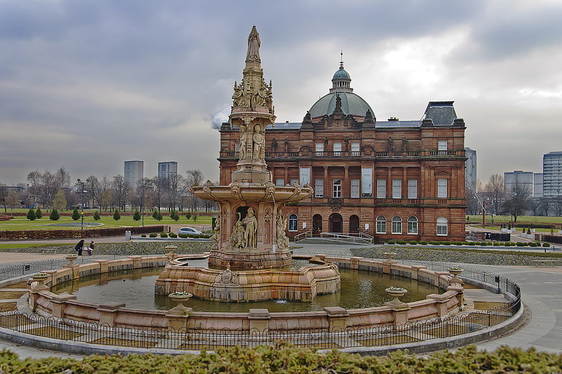 Park in Glasgow, Scotland