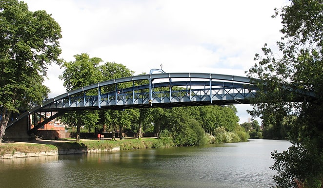 Arch bridge in Shrewsbury, England