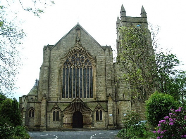 Parish church in Blackburn, England