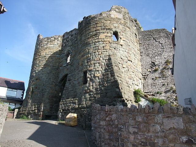 Historical landmark in Denbigh, Wales