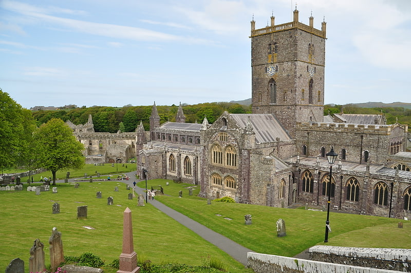 Kathedrale in St. Davids, Wales