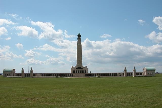 Memorial park in Portsmouth, England