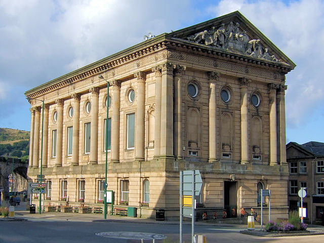City or town hall in Todmorden, England