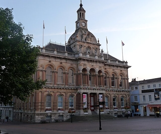City or town hall in Ipswich, England