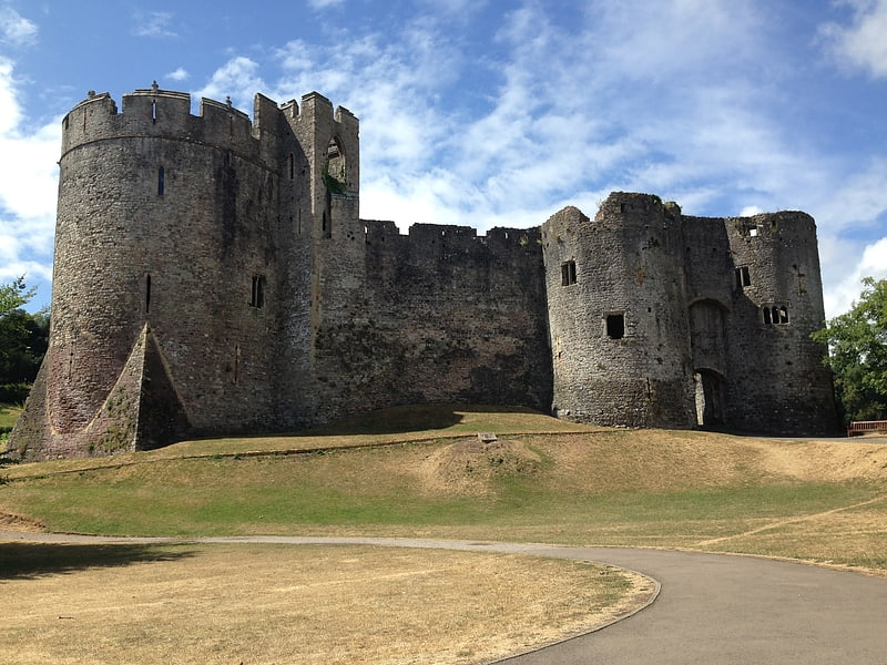 Castle in Chepstow, Wales