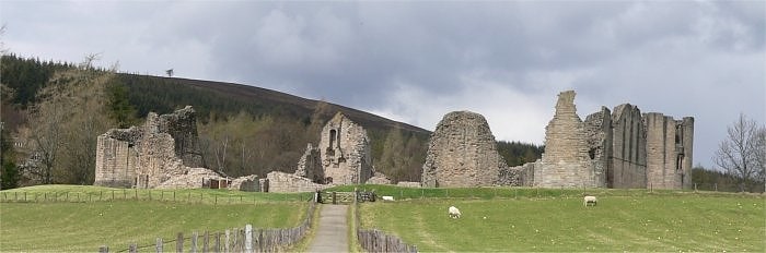 Historical landmark in the Kildrummy, Scotland
