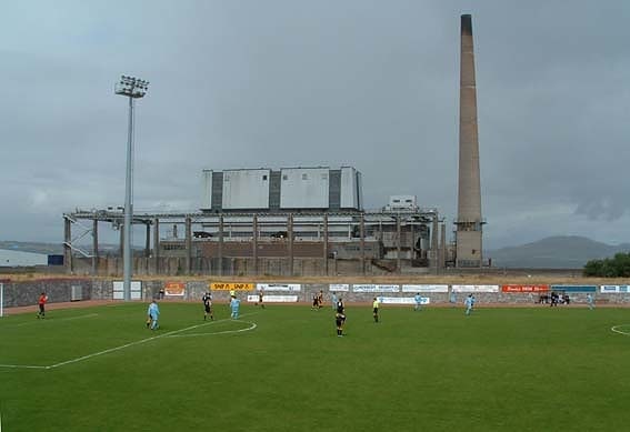 Stade de football à Methil, Écosse