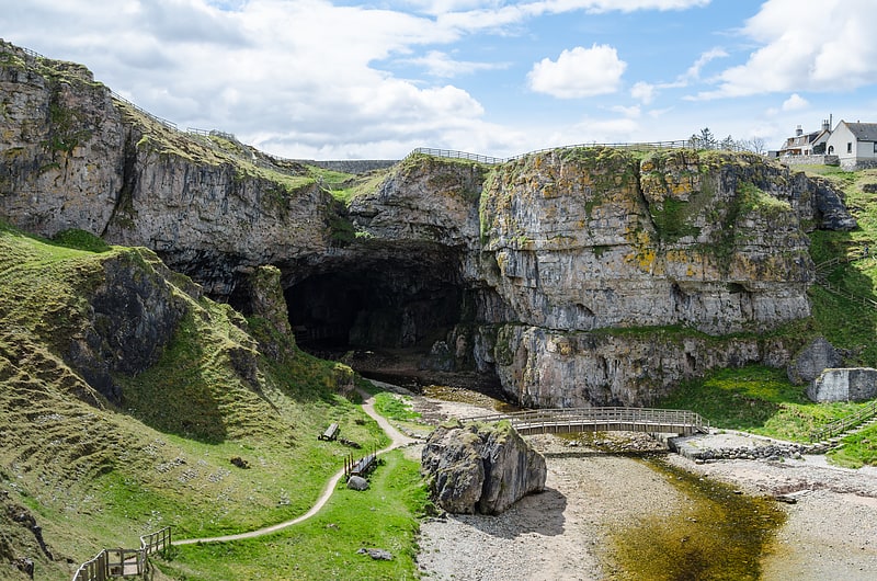 Sea cave in Scotland