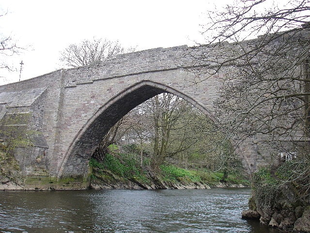Pont en arc à Aberdeen, Royaume-Uni