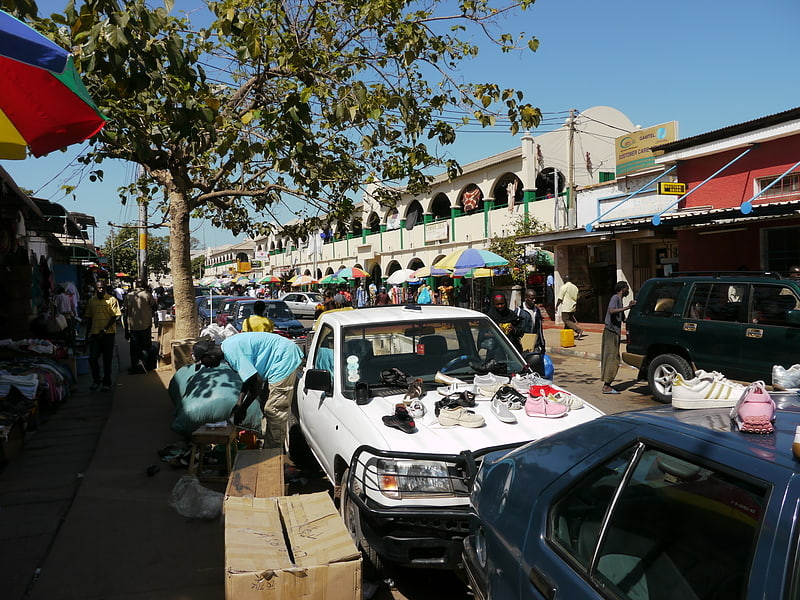 Rynek w Bandżul, Gambia