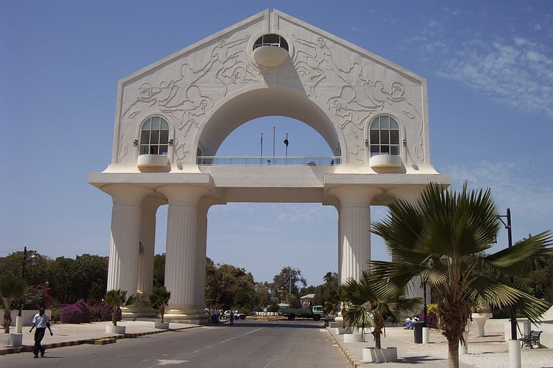 Historical landmark in Banjul, The Gambia