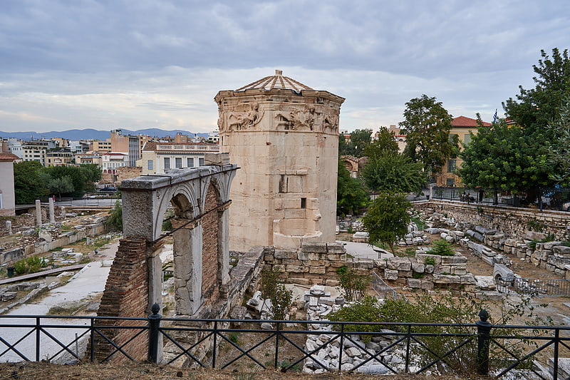 Obiekt historyczny w Atenach, Grecja