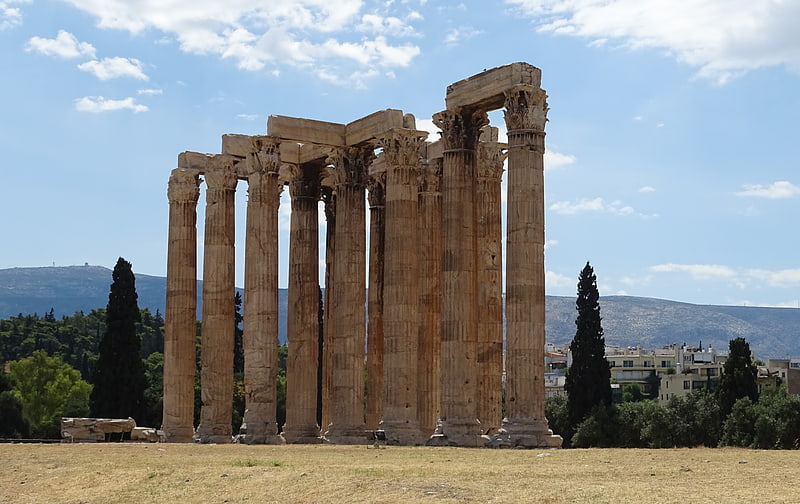 Świątynia grecka w Atenach, Grecja