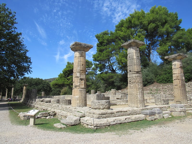 Historical landmark in Greece