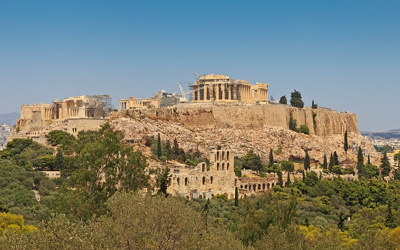 Site historique à Athènes, Grèce