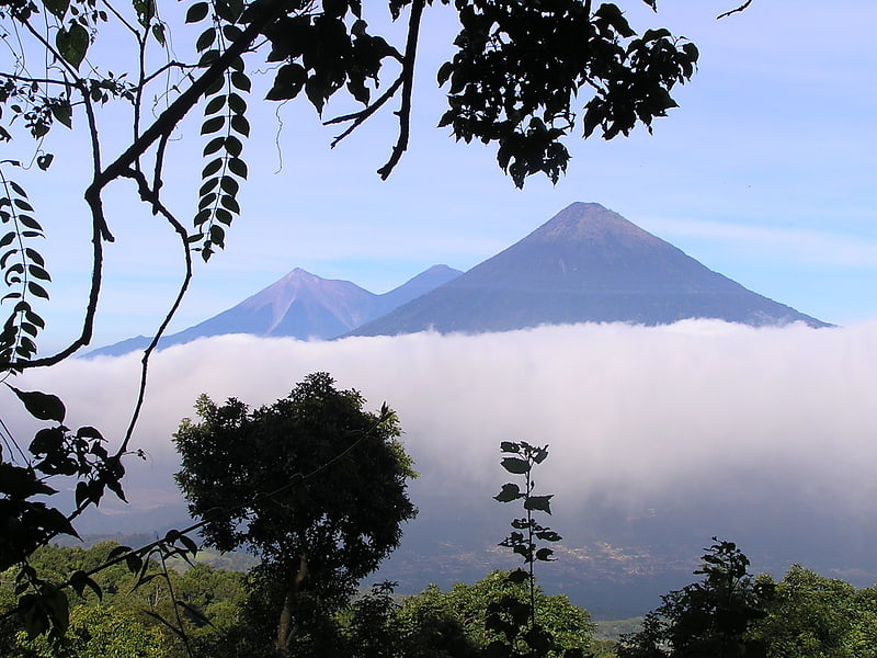Schichtvulkan in Guatemala
