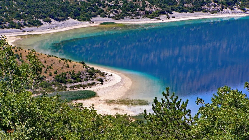 Jezioro w Chorwacji