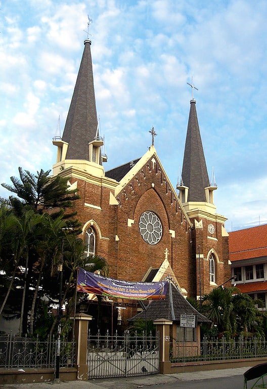 Catholic church in Surabaya, Indonesia