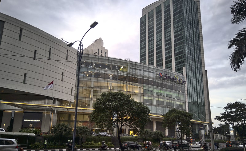Shopping mall in Central Jakarta, Indonesia