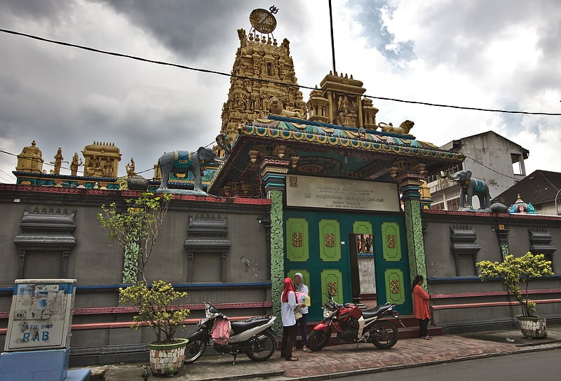 Hindu temple in Medan, Indonesia