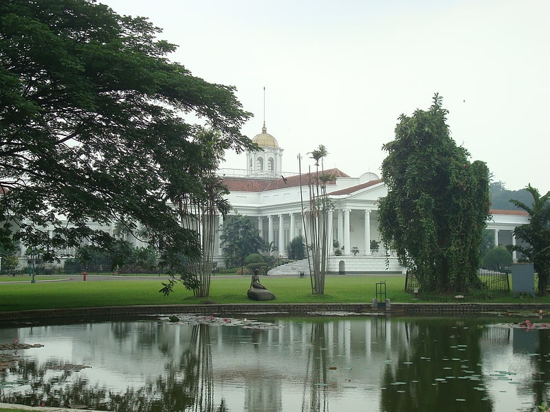 Presidential palace in Bogor, Indonesia