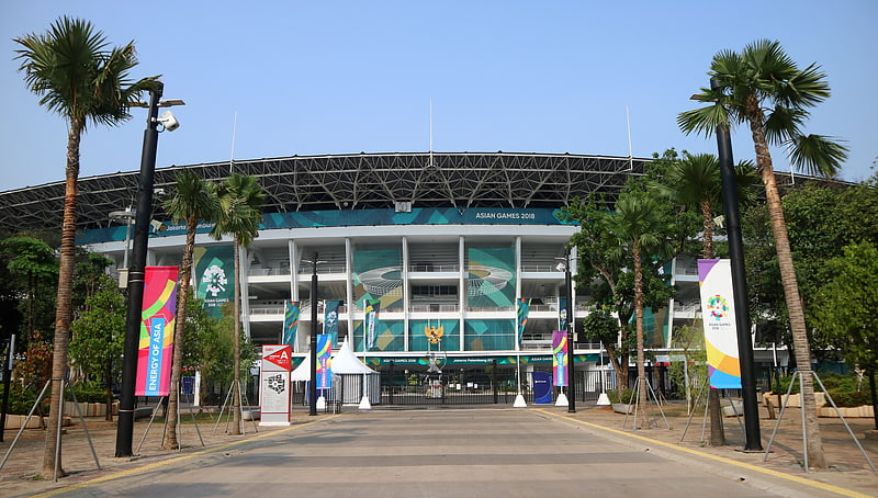 Stade dans la Jakarta Centre, Indonésie