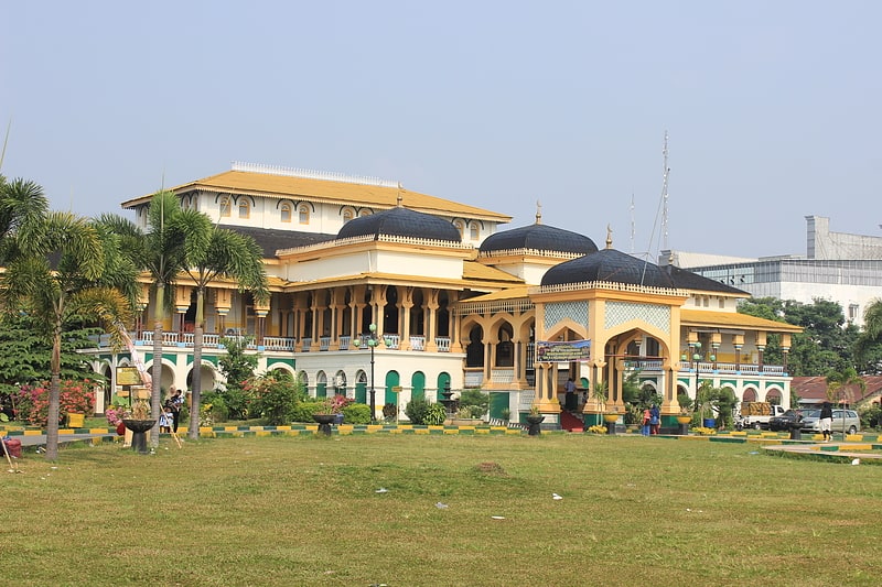 Palast in Medan, Indonesien